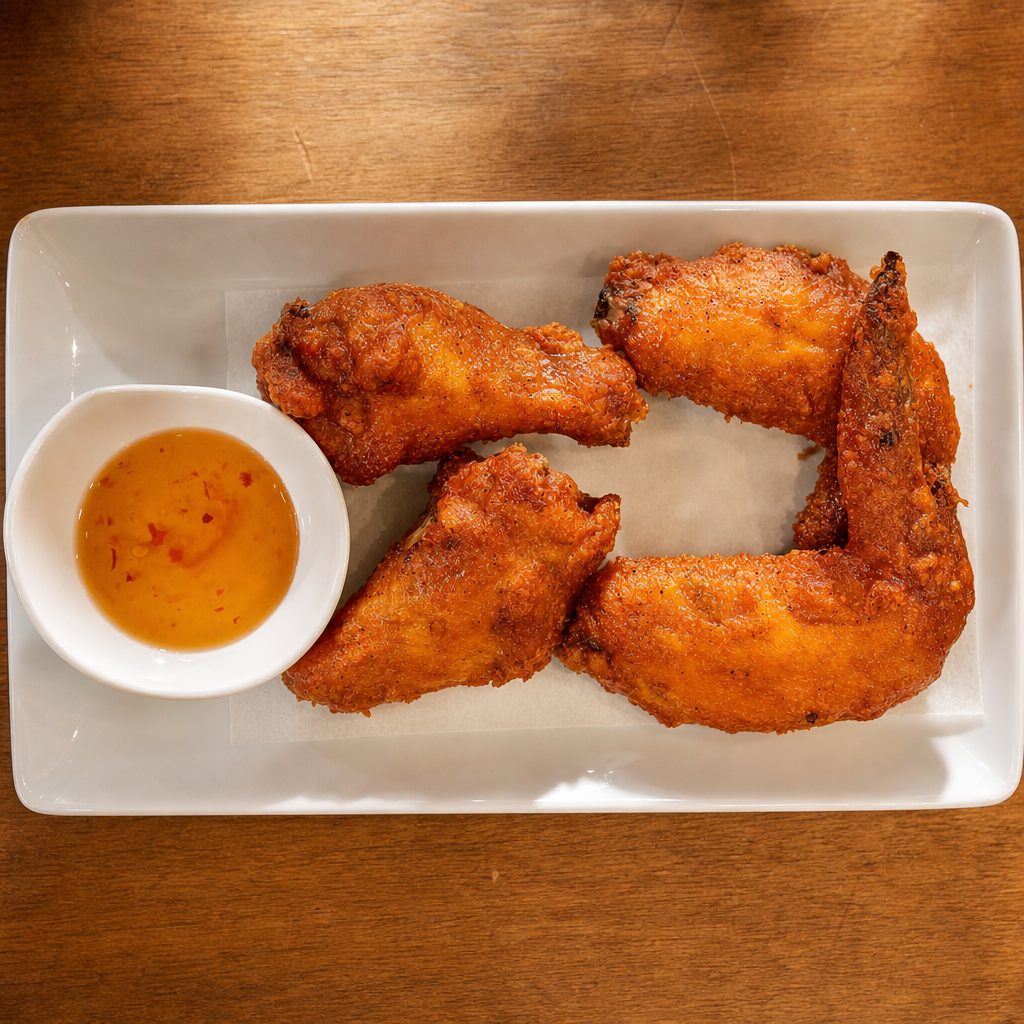 Crispy Chicken Wings (4 pieces).
