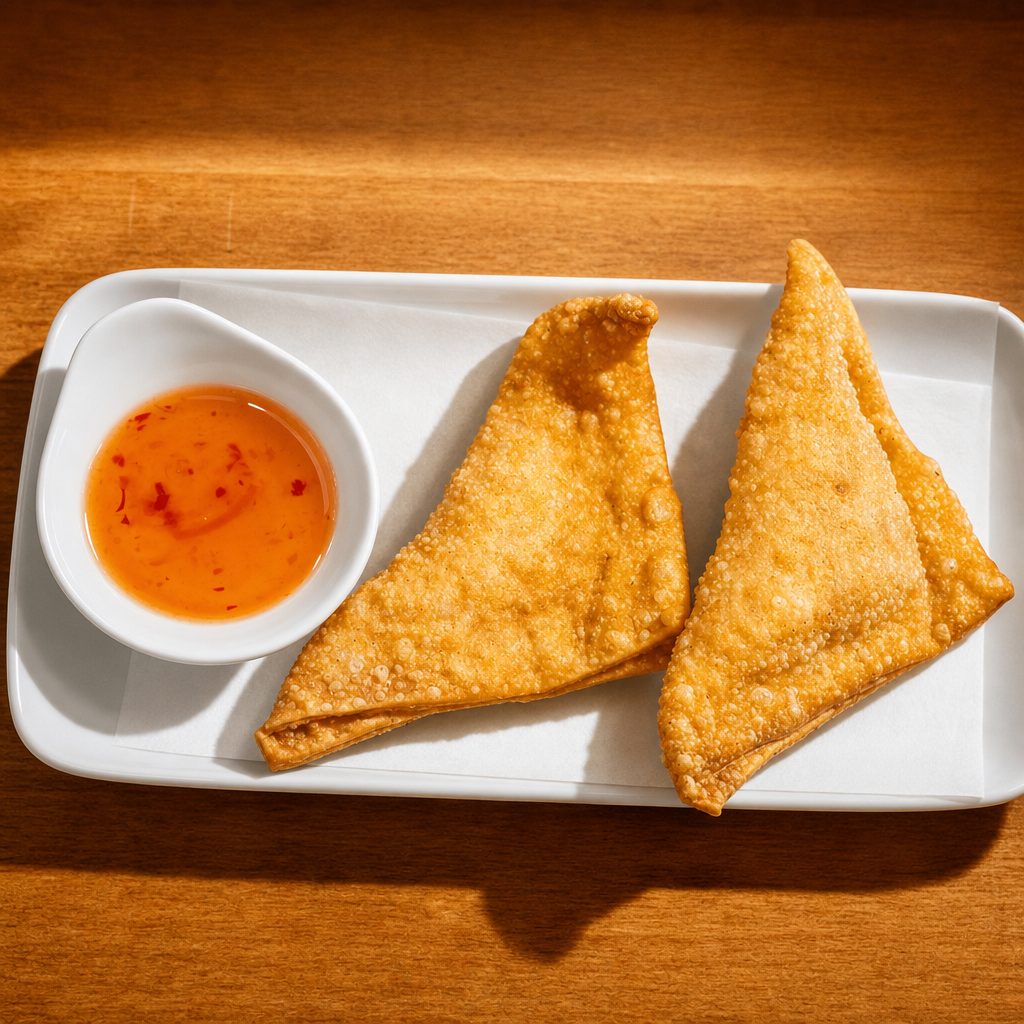Crab Rangoon (2 Pieces).